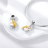 925 Sterling Silver Glow in the Dark Virgo Charm for Bracelets Jewelry Women