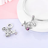 925 Sterling Silver Hope Love Peace Charm for Bracelets Jewelry Women Pendant