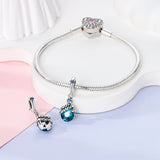 925 Sterling Silver Snake Charms for Bracelets Fine Jewelry Women Pendant