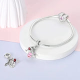 925 Sterling Silver Me Time Charm for Bracelets Fine Jewelry Women Pendant