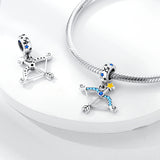 925 Sterling Silver Zodiac Glow in the Dark Sagitarius Charm for Bracelets Jewelry Women