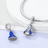 925 Sterling Silver Virgin Mary Charm for Bracelets Fine Jewelry Women Pendant