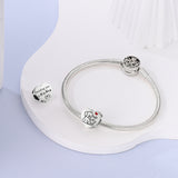 925 Sterling Silver Big Hug Charm for Bracelets Fine Jewelry Women