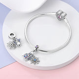 925 Sterling Silver Spider Charm for Bracelets Fine Jewelry Women Pendant