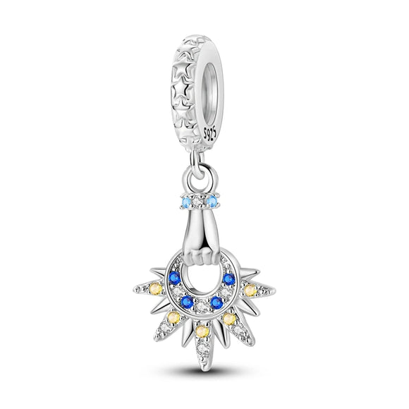 925 Sterling Silver Hope Charm for Bracelets Fine Jewelry Women Pendant