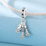 925 Sterling Silver Chess Charm