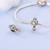 925 Sterling Silver Granny Charm for Bracelets Fine Jewelry Women Pendant