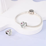 925 Sterling Silver My Angel Charm for Bracelets Fine Jewelry Women Pendant