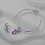 925 Sterling Silver Glow in the Dark Scorpio Charm for Bracelets Jewelry Women Pendant