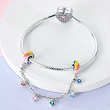 925 Sterling Silver Bohemian Style Charm for Bracelets Fine Jewelry Women