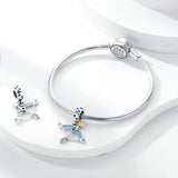 925 Sterling Silver Zodiac Glow in the Dark Sagitarius Charm for Bracelets Jewelry Women