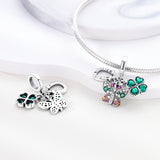 925 Sterling Silver Lucky Butterfly Charm for Bracelets Fine Jewelry Pendant