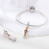 925 Sterling Silver Virgin Mary Charm for Bracelets Fine Jewelry Pendant