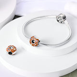 925 Sterling Silver Donut Charm for Bracelets Fine Jewelry Women Pendant