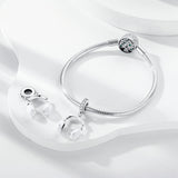 925 Sterling Silver Music Headset Charm for Bracelets Fine Jewelry Women Pendant