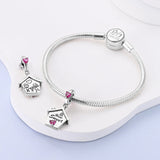 925 Sterling Silver Home Sweet Charm