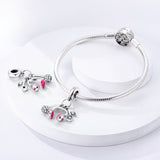 925 Sterling Silver Music Charm