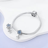 925 Sterling Silver Guardian Angel Charm for Bracelets Women Pendant