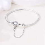 925 Sterling Silver Celestial Clasp Bracelet for Women Jewelry