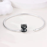925 Sterling Silver Cat Clasp Bracelet for Women Jewelry