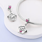 925 Sterling Silver Home Sweet Charm