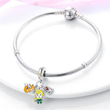 925 Sterling Silver Little Prince Charm for Bracelets Fine Jewelry Women Pendant