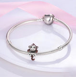 925 Sterling Silver Monkey Charm for Bracelets Fine Jewelry Women