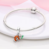 925 Sterling Silver Sloth Charm for Bracelets Fine Jewelry Women Pendant Necklace