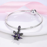 925 Sterling Silver Baby Bat Charm for Bracelets Fine Jewelry Women Pendant Necklace