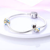 925 Sterling Silver Glow in the Dark Celestial Charm for Bracelets Jewelry Women