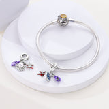 925 Sterling Silver Seashells Charm for Bracelets Fine Jewelry Women Pendant