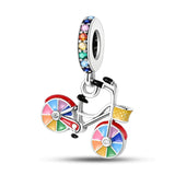 925 Sterling Silver Bicycle Charm