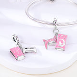925 Sterling Silver Game Time Charm for Bracelets Fine Jewelry Women Pendant