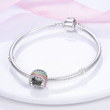 925 Sterling Silver Helmet Charm for Bracelets Fine Jewelry Women Pendant
