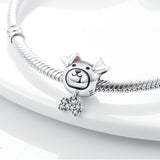 925 Sterling Silver Little Dog Charm