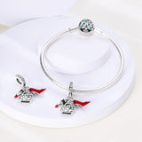 925 Sterling Silver Lipstick and Handbag Charm for Bracelets Fine Jewelry Women Pendant