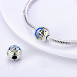 925 Sterling Silver Moon and Stars Charm for Bracelets Fine Jewelry Women Pendant