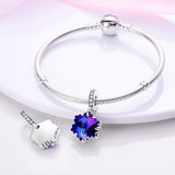 925 Sterling Silver Winter Reflections Charm for Bracelets Fine Jewelry Women Pendant Necklace