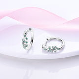925 Sterling Silver Snake Hoop Earrings for Women Fine Jewelry Fashion Accessory