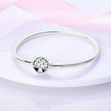 925 Sterling Silver Tree of Life Bracelet for Charms Fine Jewelry Women