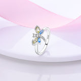925 Sterling Silver Dragonfly Ring for Women Fine Jewelry Fashion Accessory