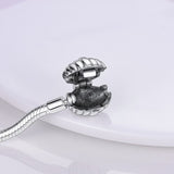 925 Sterling Silver Shell Clasp Chain Bracelet for Women Fine Jewelry Fashion Accessory