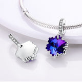 925 Sterling Silver Winter Reflections Charm for Bracelets Fine Jewelry Women Pendant Necklace
