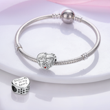 925 Sterling Silver Best Friends Charm for Bracelets Fine Jewelry Women