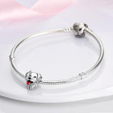 925 Sterling Silver Golden Retriever Charm for Bracelets Fine Jewelry Women Pendant Necklace