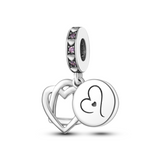 925 Sterling Silver Mom and Daughter Charm