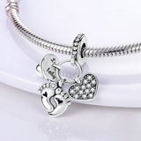 925 Sterling Silver Baby Charm for Bracelets Fine Jewelry Women
