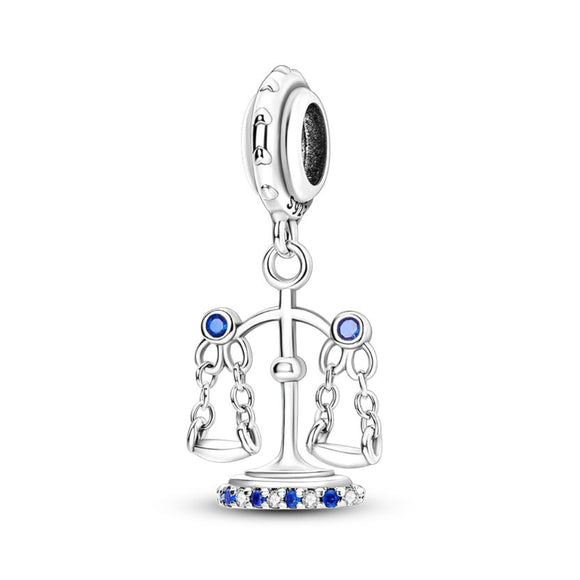 925 Sterling Silver Balance Scale Charm for Bracelets Fine Jewelry Women Pendant