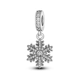 925 Sterling Silver Snowflake Charm