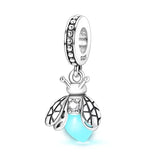 925 Sterling Silver Firefly Charm